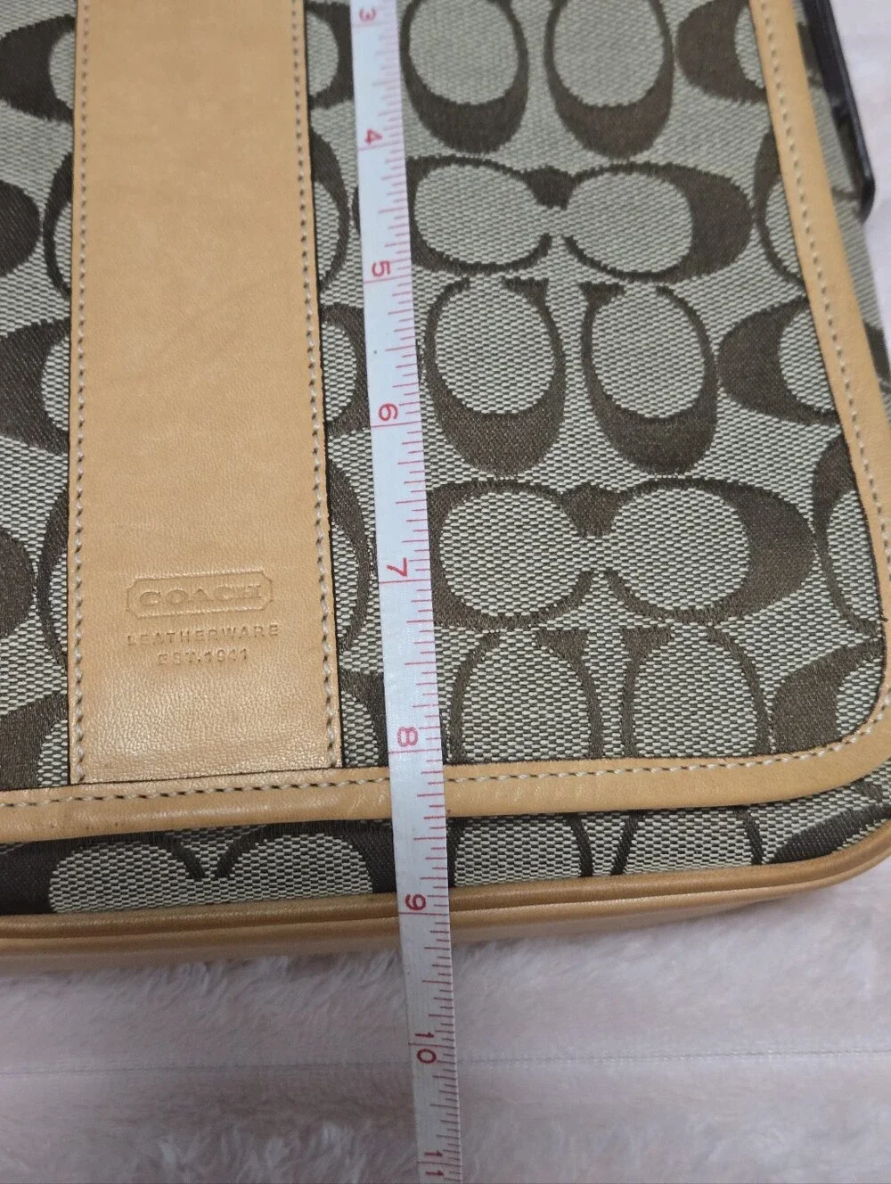 Coach Signature Canvas Messenger Crossbody Bag 2003 Vintage - Picture 13 of 14